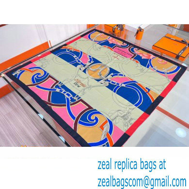 Hermes scarf 90x90cm in silk twill Top Quality 85 2024