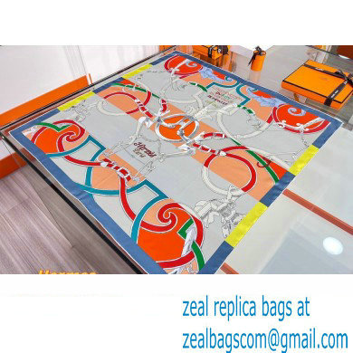 Hermes scarf 90x90cm in silk twill Top Quality 86 2024