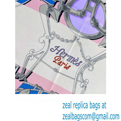 Hermes scarf 90x90cm in silk twill Top Quality 87 2024