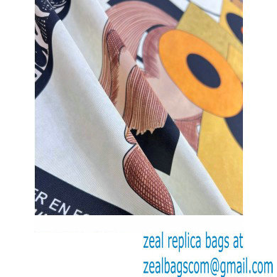Hermes scarf 90x90cm in silk twill Top Quality 88 2024
