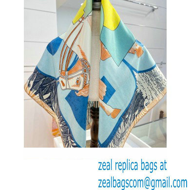 Hermes scarf 90x90cm in silk twill Top Quality 90 2024