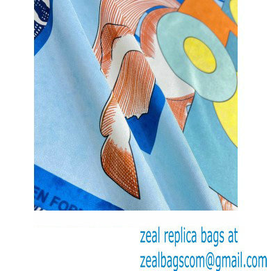 Hermes scarf 90x90cm in silk twill Top Quality 90 2024