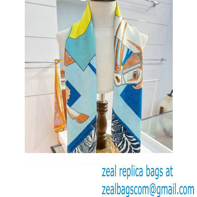 Hermes scarf 90x90cm in silk twill Top Quality 90 2024