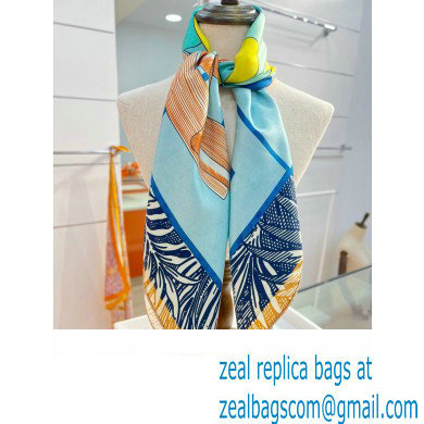 Hermes scarf 90x90cm in silk twill Top Quality 90 2024