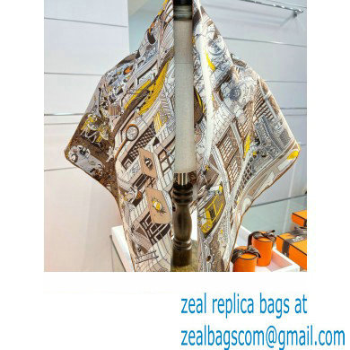 Hermes scarf 90x90cm in silk twill Top Quality 96 2024