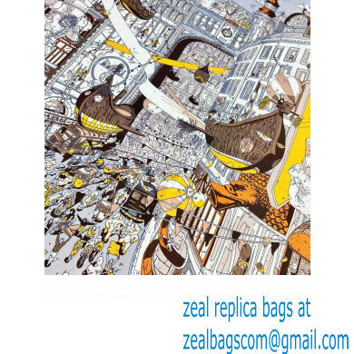 Hermes scarf 90x90cm in silk twill Top Quality 96 2024