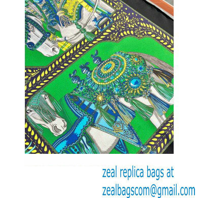 Hermes scarf 90x90cm in silk twill Top Quality 98 2024