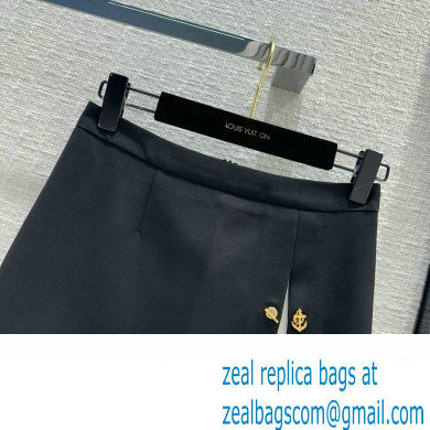 LOUIS VUITTON Graphic Box Pleat Mini Skirt 1AFMND 2024