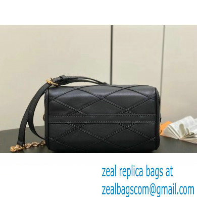 LOUIS VUITTON MALLETAGE LEATHER Speedy Bandouliere 20 M24261 black 2024