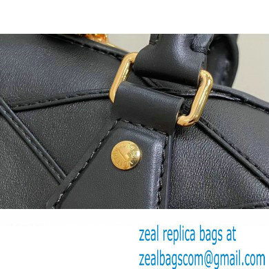 LOUIS VUITTON MALLETAGE LEATHER Speedy Bandouliere 20 M24261 black 2024
