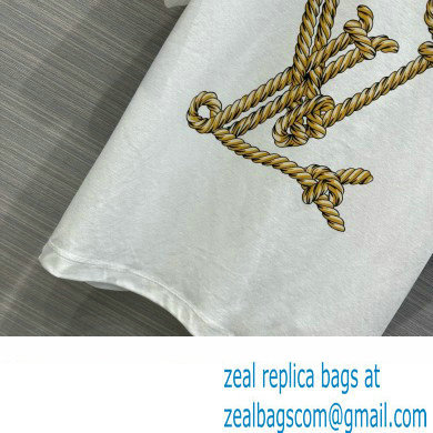 LOUIS VUITTON Nautical LV T-Shirt 1AFMZ4 WHITE 2024
