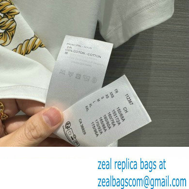 LOUIS VUITTON Nautical LV T-Shirt 1AFMZ4 WHITE 2024