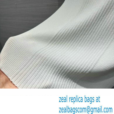 LOUIS VUITTON Ribbed Knit Top 1AFFRR WHITE 2024