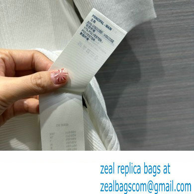 LOUIS VUITTON Ribbed Knit Top 1AFFRR WHITE 2024