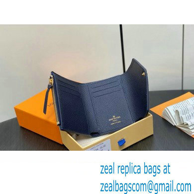 LOUIS VUITTON Victorine Wallet M41938 navy blue 2024
