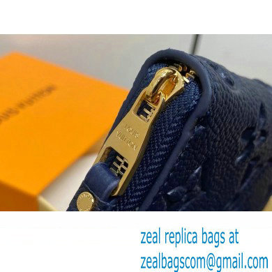 LOUIS VUITTON Zippy Coin Purse M83606 navy blue 2024