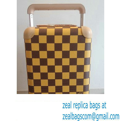 Louis Vuitton Damier Pop canvas Horizon 55 Luggage Bag N40566 Yellow 2024