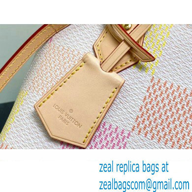 Louis Vuitton Damier canvas Alma BB Bag N40516 Peach Pink 2024