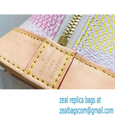 Louis Vuitton Damier canvas Alma BB Bag N40516 Peach Pink 2024