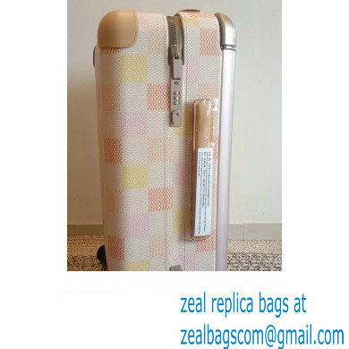 Louis Vuitton Damierlicious canvas Horizon 55 Luggage Bag N40741 Peach Pink 2024
