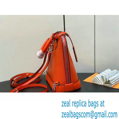 Louis Vuitton EPI Leather Alma backpack Bag M25104 Orange 2024