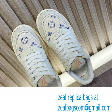 Louis Vuitton LV Stadium Sneaker in Monogram-pattern tweed with a summery 2024
