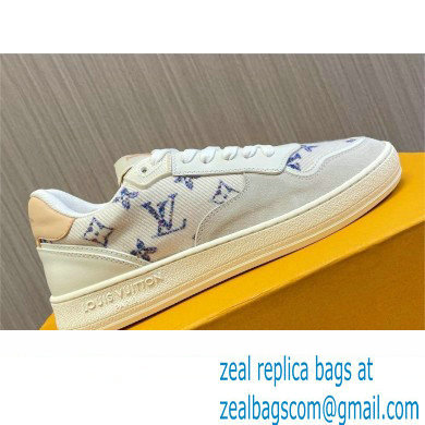 Louis Vuitton LV Stadium Sneaker in Monogram-pattern tweed with a summery 2024