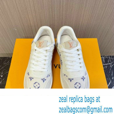 Louis Vuitton LV Stadium Sneaker in Monogram-pattern tweed with a summery 2024