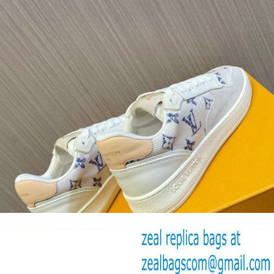 Louis Vuitton LV Stadium Sneaker in Monogram-pattern tweed with a summery 2024