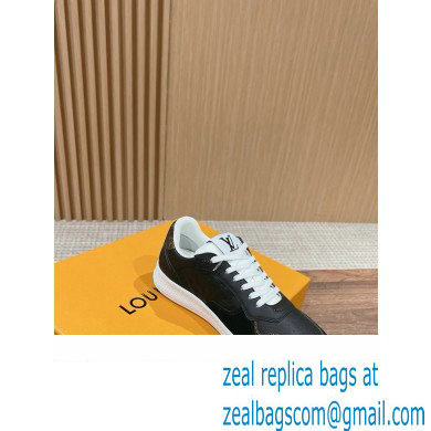 Louis Vuitton LV Stadium Sneakers in Leather Black 2024
