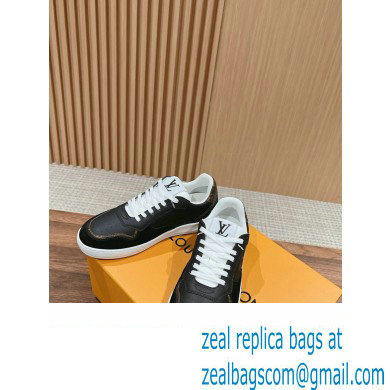 Louis Vuitton LV Stadium Sneakers in Leather Black 2024