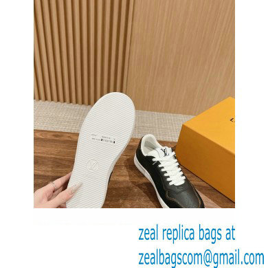 Louis Vuitton LV Stadium Sneakers in Leather Black 2024