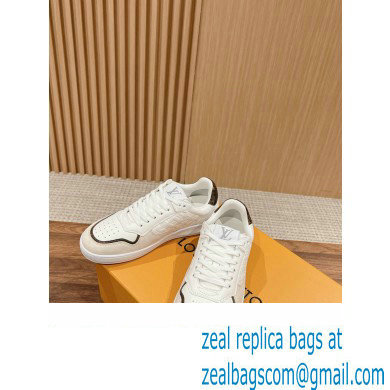 Louis Vuitton LV Stadium Sneakers in Leather White 2024
