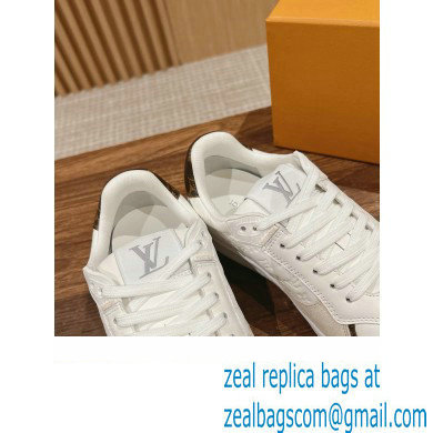 Louis Vuitton LV Stadium Sneakers in Leather White 2024