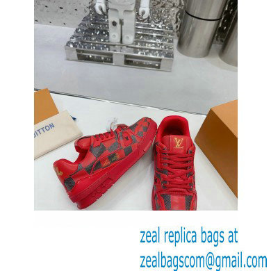 Louis Vuitton LV Trainer Sneaker 1ACN4J red 2024