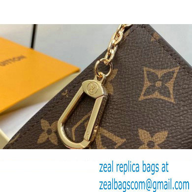 Louis Vuitton Monogram canvas Noa Key Holder M83612 Blue 2024