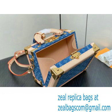 Louis Vuitton Petite Valise Denim Bleu Bag M24161 New LV Remix 2024