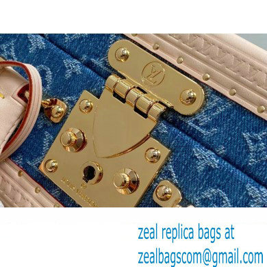 Louis Vuitton Petite Valise Denim Bleu Bag M24161 New LV Remix 2024