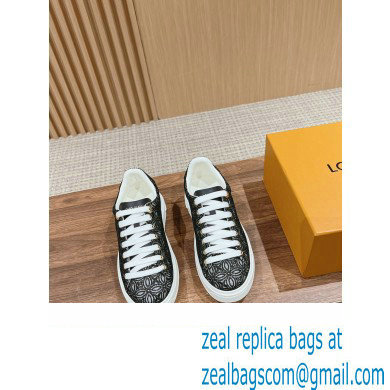 Louis Vuitton Time Out Sneakers in Lace Black 2024