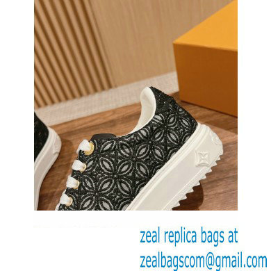 Louis Vuitton Time Out Sneakers in Lace Black 2024