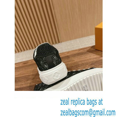 Louis Vuitton Time Out Sneakers in Lace Black 2024