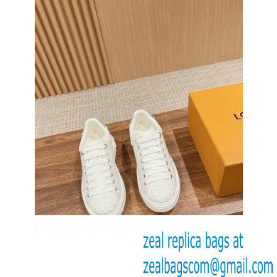 Louis Vuitton Time Out Sneakers in Lace White 2024
