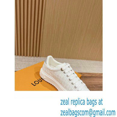 Louis Vuitton Time Out Sneakers in Lace White 2024