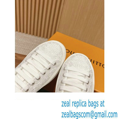 Louis Vuitton Time Out Sneakers in Lace White 2024