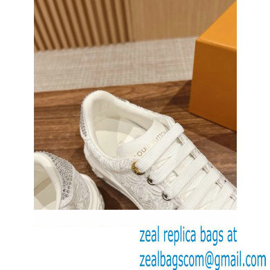 Louis Vuitton Time Out Sneakers in Lace White 2024
