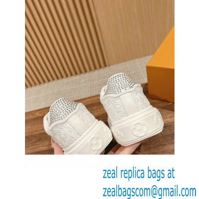 Louis Vuitton Time Out Sneakers in Lace White 2024