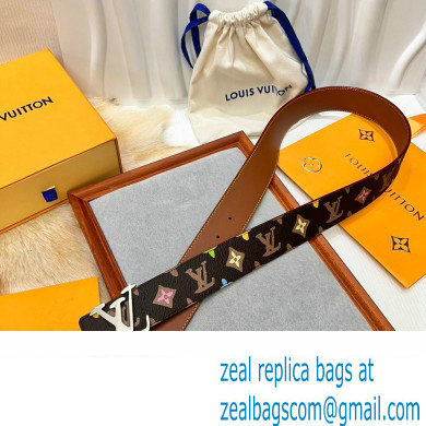 Louis Vuitton Width 4cm LV Tag 40mm Reversible Belt M8586V 01