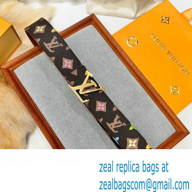 Louis Vuitton Width 4cm LV Tag 40mm Reversible Belt M8586V 03