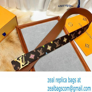 Louis Vuitton Width 4cm LV Tag 40mm Reversible Belt M8586V 03