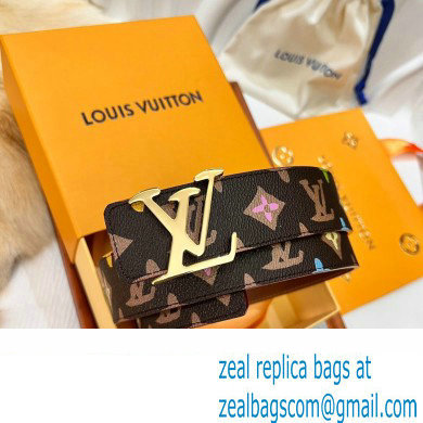 Louis Vuitton Width 4cm LV Tag 40mm Reversible Belt M8586V 03